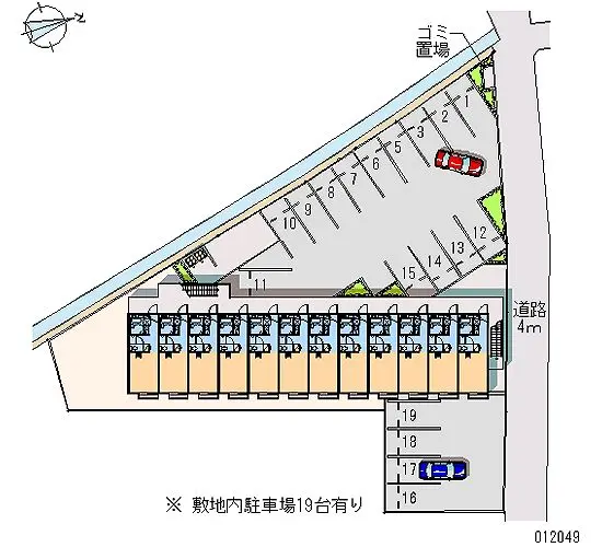 ★手数料０円★姫路市花田町加納原田　月極駐車場（LP）